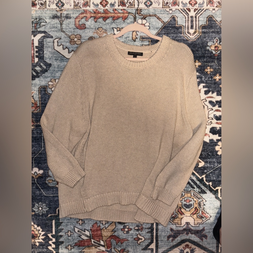 Banana Republic Beige Knit Sweater